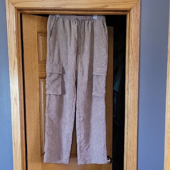 Carhartt Other - NWOT Carhartt Mens Corduroy Drawstring Cargo Pants Size Large, Tan